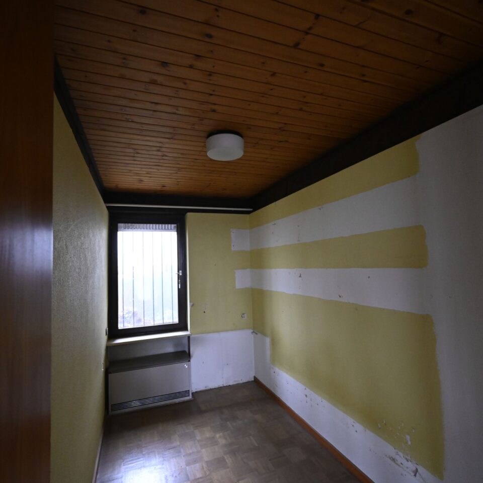 Das Kinderzimmer ausgeräumt