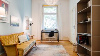 Arbeitszimmer Staging bewohnt